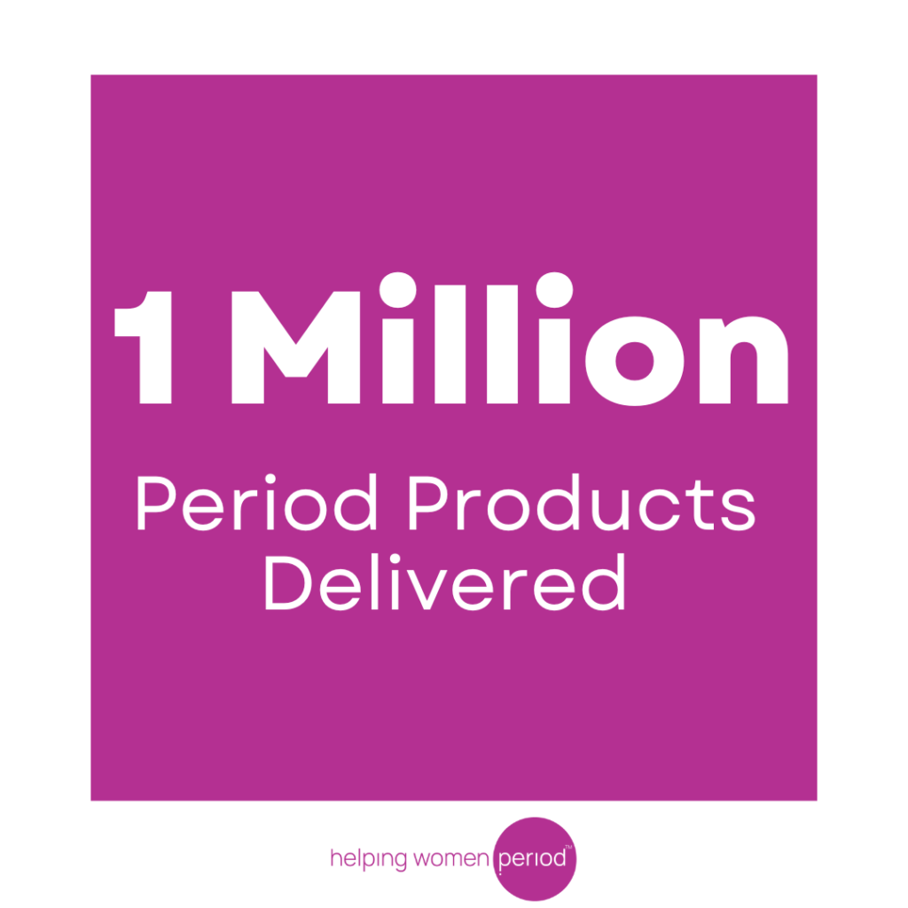 Helping Women Period Hits Major 2023 Milestone: Delivery  of 1 Million Period Products